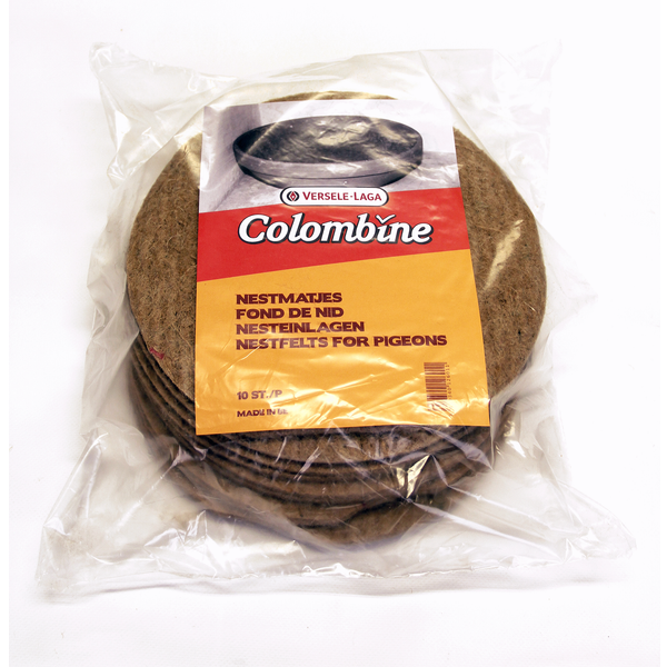 Afbeelding Colombine Nestmatjes - Duivenbroedartikelen - 10 stuks door Petsplace.nl