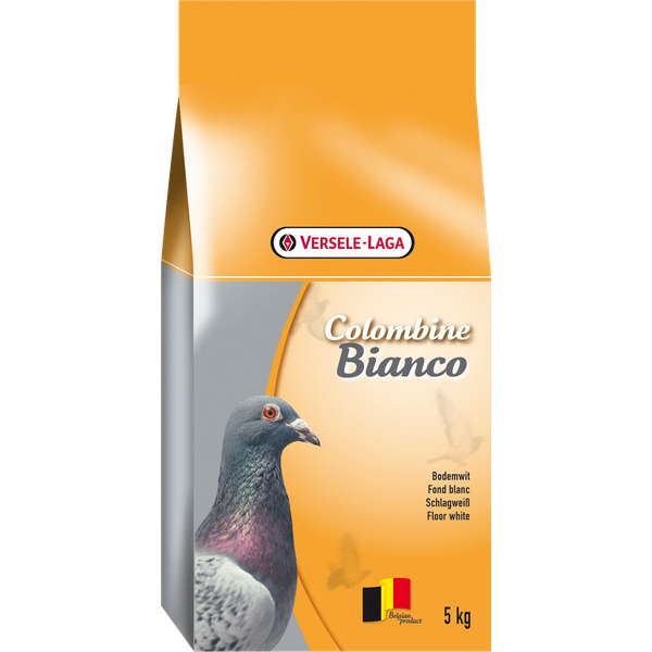 Afbeelding Colombine Bianco Bodemwit - Duivenbodembedekking - 5 kg Parketwit door Petsplace.nl