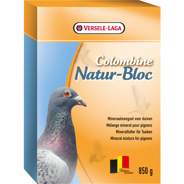 Afbeelding Colombine Natur-Bloc Veldkoek - Duivensupplement - 850 g door Petsplace.nl