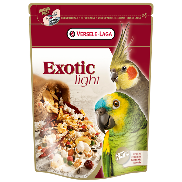 Afbeelding Versele-Laga Exotic Light papegaaienvoer 750 gram door Petsplace.nl