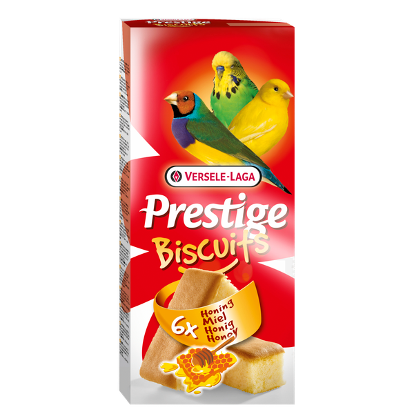 Afbeelding Versele-Laga Prestige Biscuits 6x70 g - Vogelsnack - Honing door Petsplace.nl