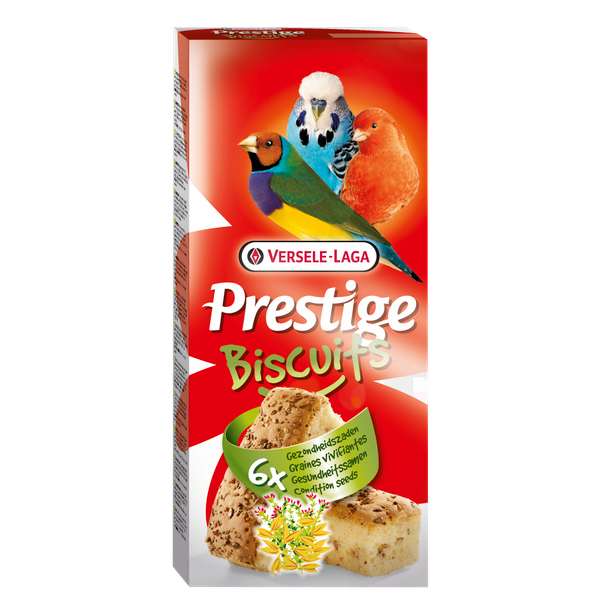 Afbeelding Versele-Laga Prestige Biscuits 6x70 g - Vogelsnack - Gezondheid door Petsplace.nl