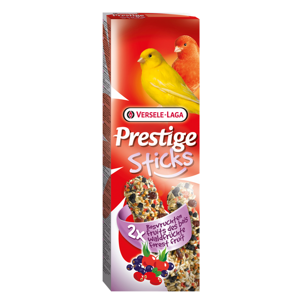 Afbeelding Versele-Laga Prestige Sticks Kanarie - Vogelsnack - Bosvruchten door Petsplace.nl