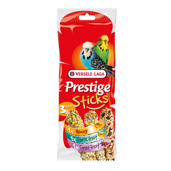 Versele-Laga Prestige Sticks Parkiet Triple Variety - Vogelsnack - 3x30 g