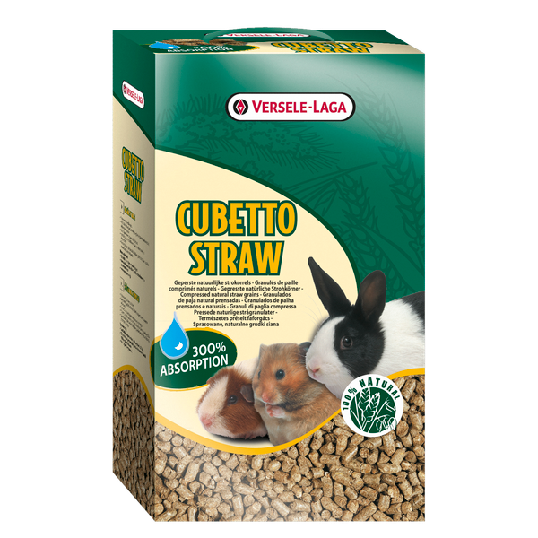 Afbeelding Versele-Laga Cubetto Straw Strokorrels - Bodembedekking - 12 l 5 kg door Petsplace.nl