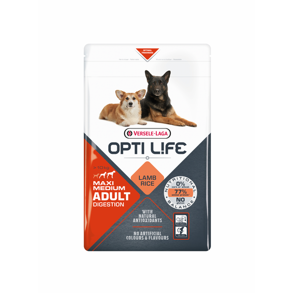 Afbeelding Opti Life Adult Digestion Medium-Maxi - Hondenvoer - 1 kg door Petsplace.nl