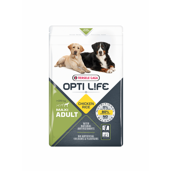 Afbeelding Opti Life Adult Maxi - Hondenvoer - 1 kg door Petsplace.nl