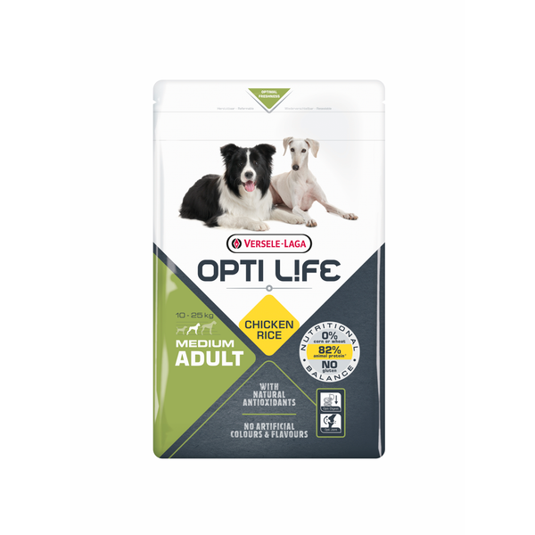 Afbeelding Opti Life Adult Medium - Hondenvoer - 1 kg door Petsplace.nl