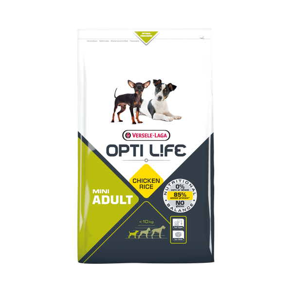 Afbeelding Opti Life Adult Mini hondenvoer 2,5 kg door Petsplace.nl