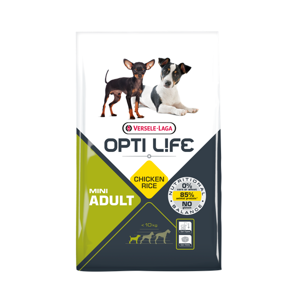 Afbeelding Opti Life Adult Mini hondenvoer 7.5 kg door Petsplace.nl