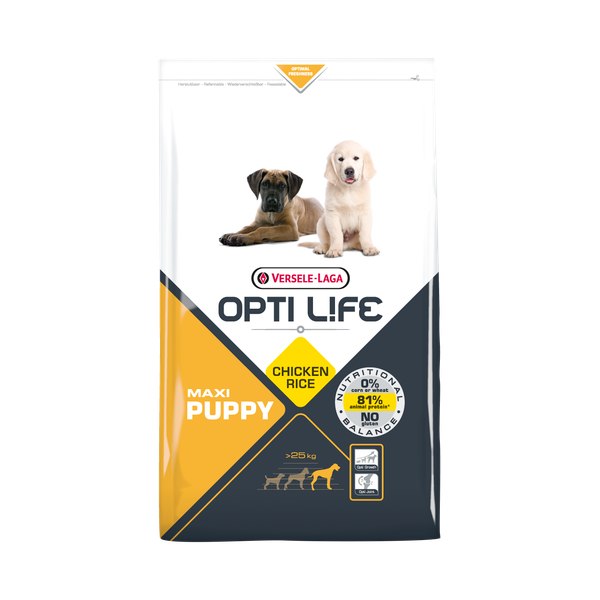 Afbeelding Opti Life Puppy Maxi - Hondenvoer - 1 kg door Petsplace.nl