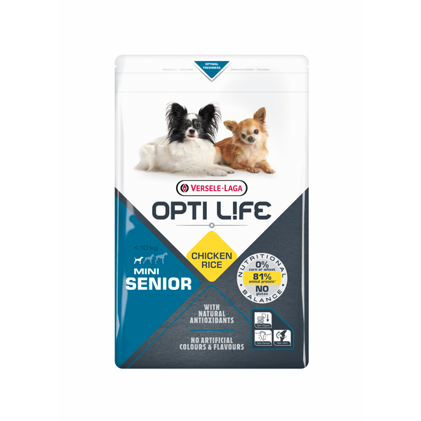 Afbeelding Opti Life Senior Mini - Hondenvoer - 2.5 kg door Petsplace.nl