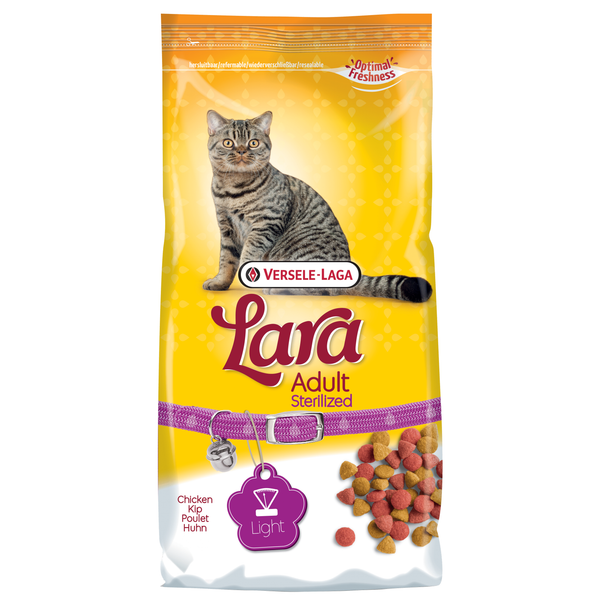 Lara Adult Sterilized Kip&Eend - Kattenvoer - 1.8+0.2 kg Promo