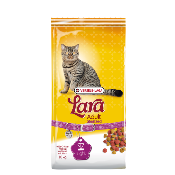 Afbeelding Versele-Laga Lara Sterilised kattenvoer 10 kg door Petsplace.nl