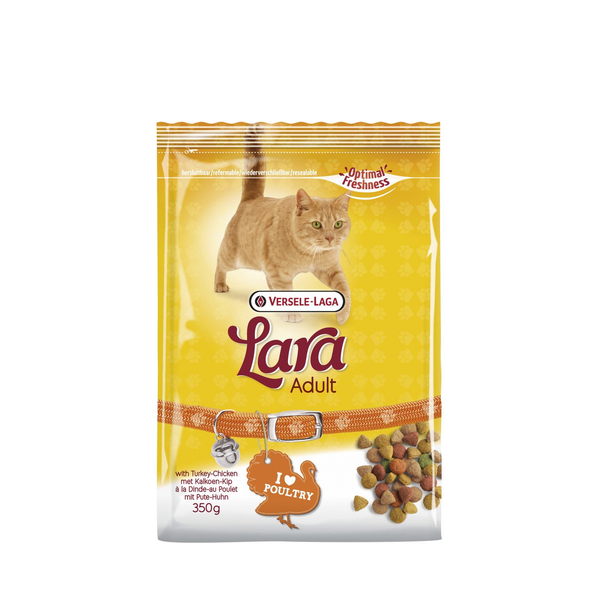 Afbeelding Lara Adult Kalkoen&Kip - Kattenvoer - 350 g door Petsplace.nl