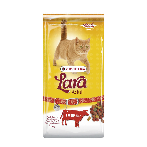 Afbeelding Versele-Laga Lara Rund kattenvoer 2 kg door Petsplace.nl