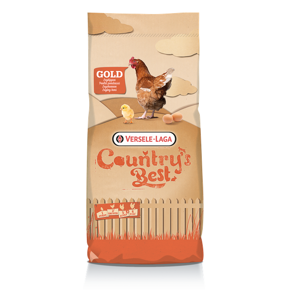 Versele-Laga Country`s Best Gold 2 Pellet-Opgroeikorrel - Kippenvoer - 20 kg Van 11 Weken