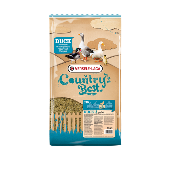 Afbeelding Versele-Laga Country's Best Duck 3 Pellet - 5 kg door Petsplace.nl