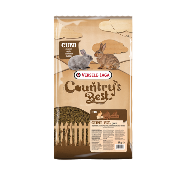 Afbeelding Versele-Laga Country`s Best Cuni Fit Pure - Konijnenkorrel - Konijnenvoer - 5 kg door Petsplace.nl