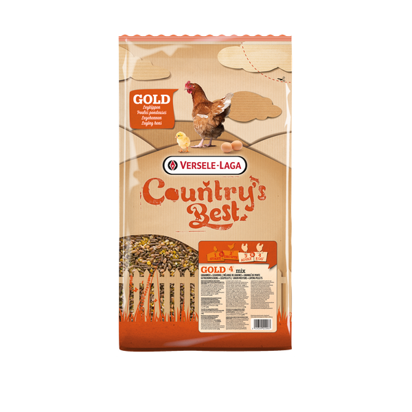 Versele-Laga Country`s Best Gold 4 Mix Kip-Graan Met Legkorrel - Kippenvoer - 5 kg Standaard