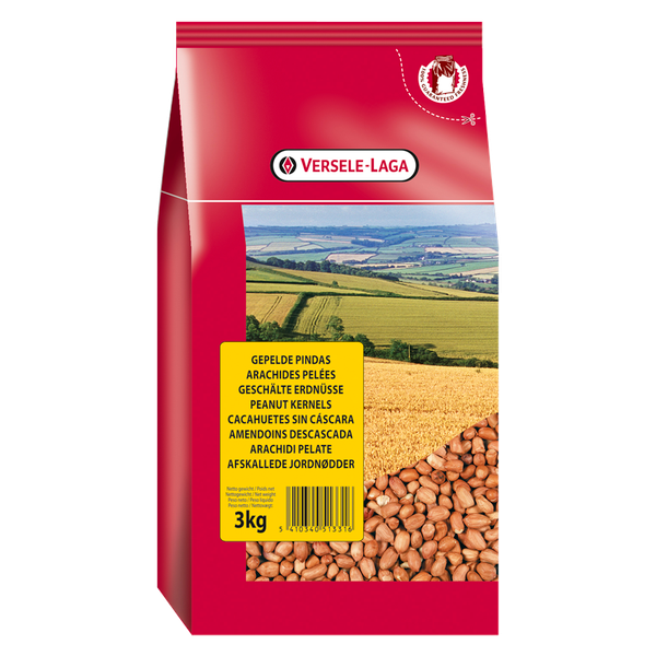 Afbeelding Versele-Laga Gepelde Pindas - Vogelvoer - 3 kg Superior door Petsplace.nl