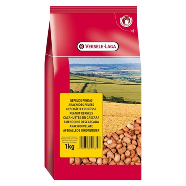 Afbeelding Versele-Laga Gepelde Pindas - Vogelvoer - 1 kg Superior door Petsplace.nl