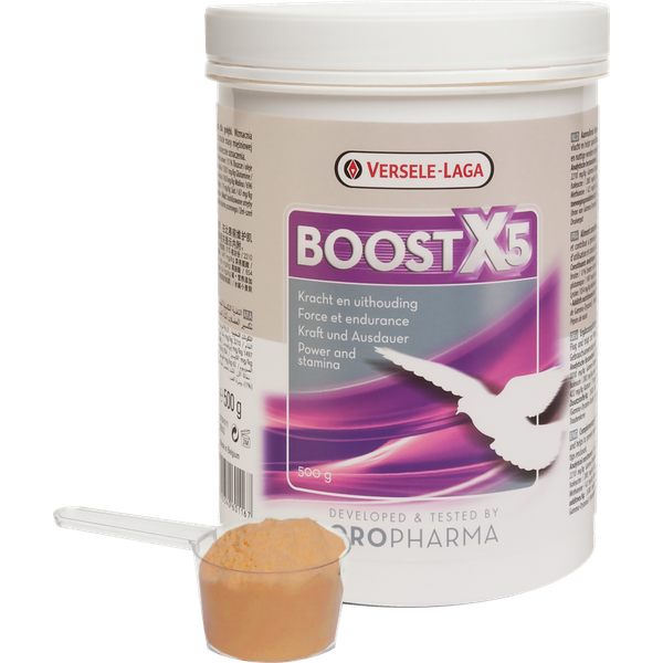 Afbeelding Versele-Laga Oropharma Boost X5 Kracht&Uithouding - Duivensupplement - 500 g door Petsplace.nl