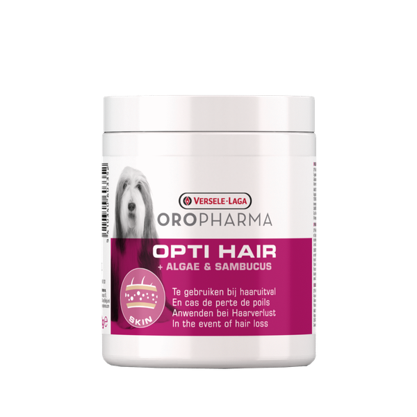 Versele-Laga Oropharma Opti Hair Dog Tegen Haaruitval - Voedingssupplement - Huid - Vacht - 130 g Granules