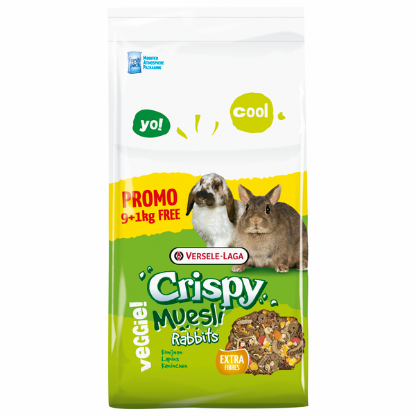 Versele-Laga Crispy Muesli Konijnen - Konijnenvoer - 9+1 kg