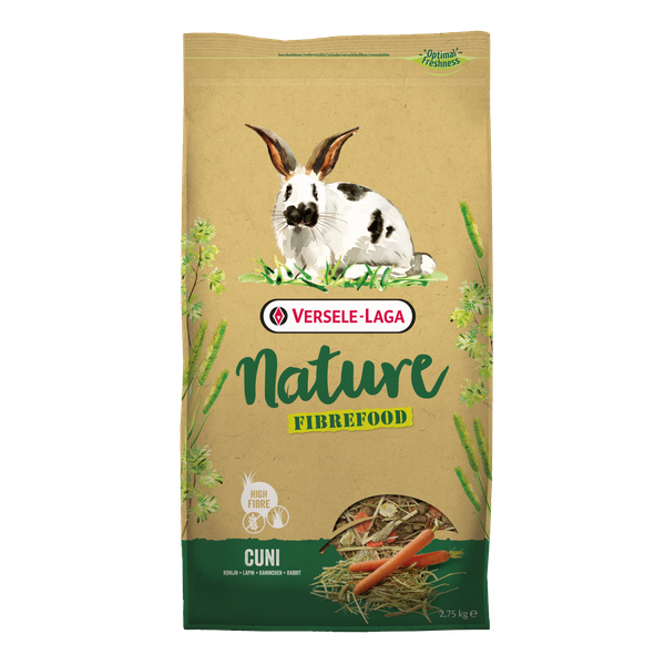 Afbeelding Versele-Laga Nature Cuni Fibrefood - Konijnenvoer - 2.75 kg door Petsplace.nl