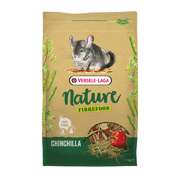 Afbeelding Versele-Laga Nature Fibrefood Chinchilla - 1 kg door Petsplace.nl