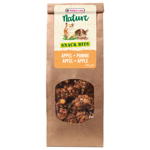 Afbeelding Versele-Laga Nature Snack Bits Apple - 100 g door Petsplace.nl