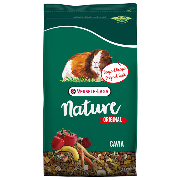 Afbeelding Versele-Laga Nature Original Cavia - Caviavoer - 2.5 kg door Petsplace.nl