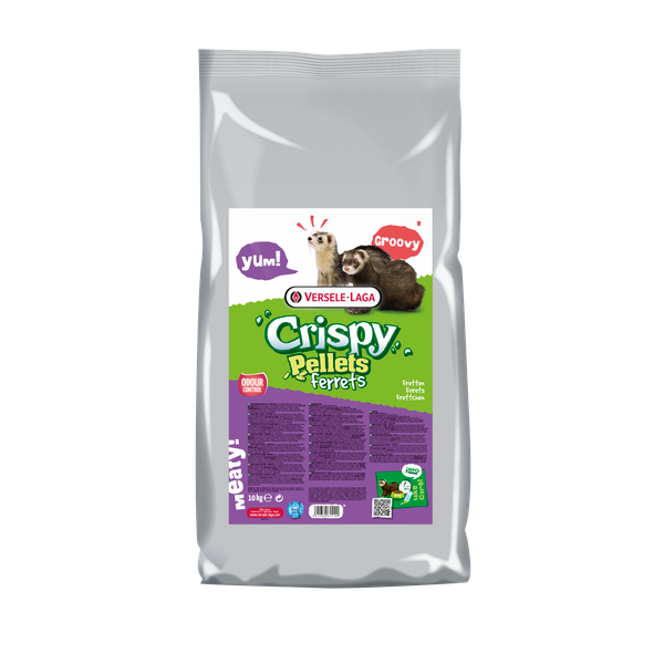 Afbeelding Versele-Laga Crispy Pellets Ferrets - Frettenvoer - 10 kg door Petsplace.nl