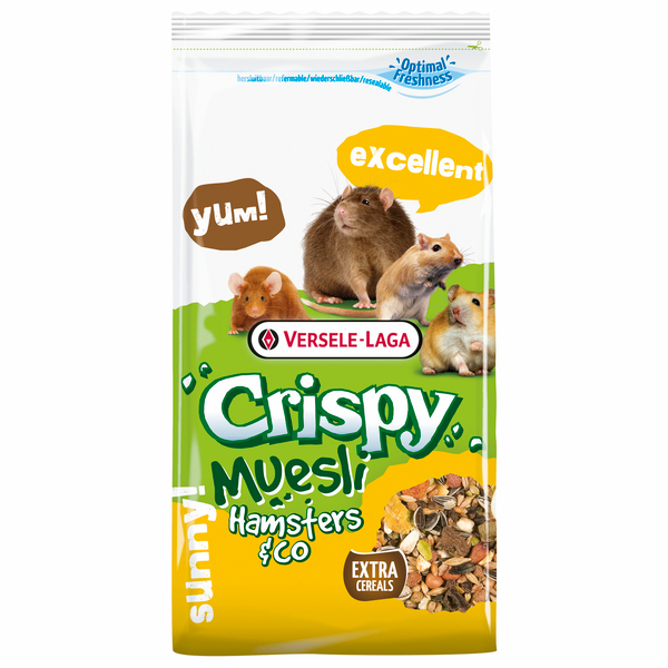 Afbeelding Versele-Laga Crispy Muesli Hamsters & Co - Hamstervoer - 400 g door Petsplace.nl