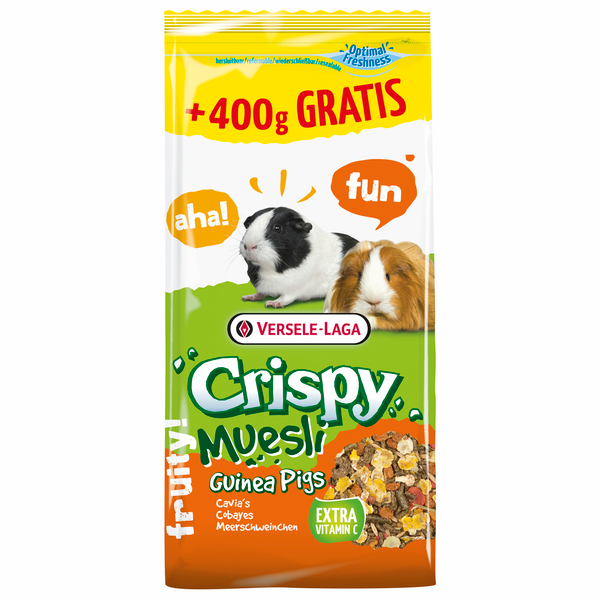 Afbeelding Versele-Laga Crispy Muesli Cavia's - Caviavoer - 3.15 kg door Petsplace.nl