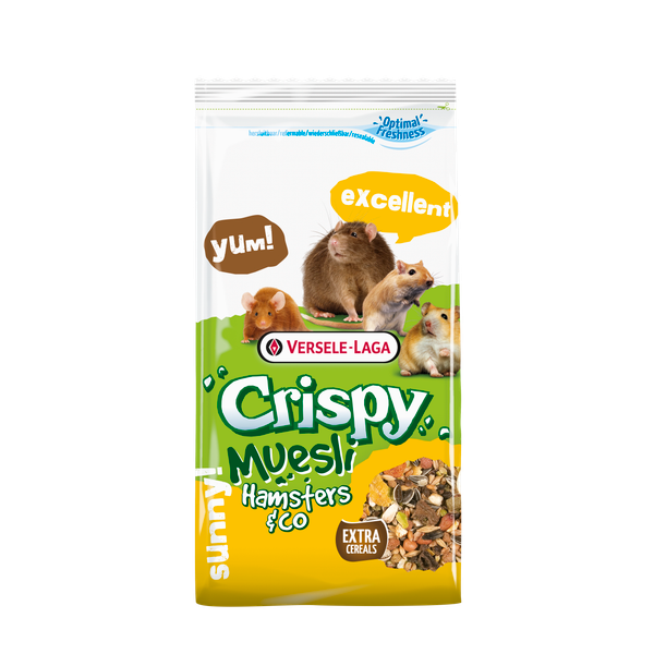 Versele Laga Crispy Muesli Hamsters & Co Hamstervoer 1 kg Met Coccid online kopen