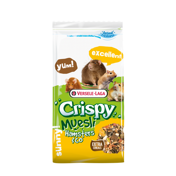 Afbeelding Versele-Laga Crispy Muesli voor hamsters en ratten 2,75 kg door Petsplace.nl