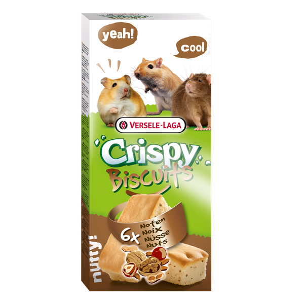 Versele-Laga Crispy Biscuit Knaagdier Noten A 6 - Knaagdiersnack - Noten 70 g