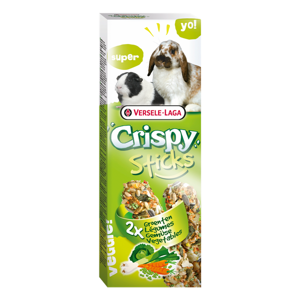 Afbeelding Versele-Laga Crispy Sticks Konijn&Cavia - Konijnensnack - Groenten door Petsplace.nl