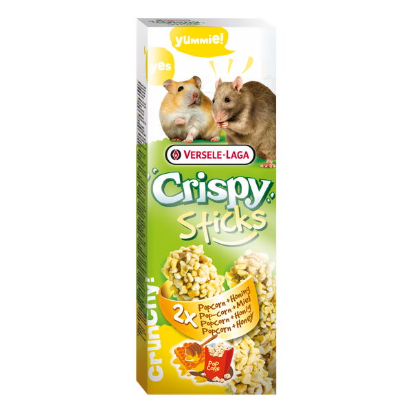 Versele-Laga Crispy Sticks Hamster&Rat - Knaagdiersnack - Popcorn