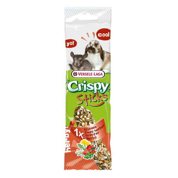 Afbeelding Versele-Laga Crispy Sticks Konijn Kruiden - Konijnensnack - 55 g door Petsplace.nl