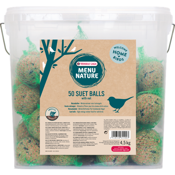 Afbeelding Versele-Laga Menu Nature Mezenbollen 50 Stuks - Voer - 4.5 kg door Petsplace.nl