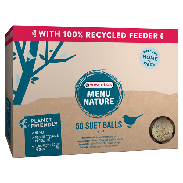 Afbeelding Versele-Laga Menu Nature Mezenbol Zonder Net 4.5 kg - Voer - 50 stuks door Petsplace.nl