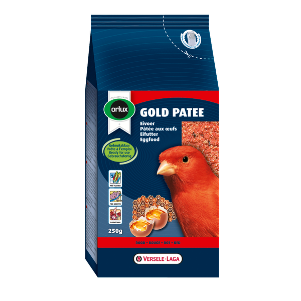 Afbeelding Versele-Laga Orlux Gold Patee Rood - Vogelvoer - 250 g door Petsplace.nl
