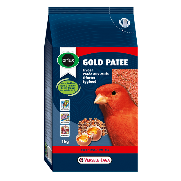 Afbeelding Versele-Laga Orlux Gold Patee Rood - Vogelvoer - 1 kg door Petsplace.nl