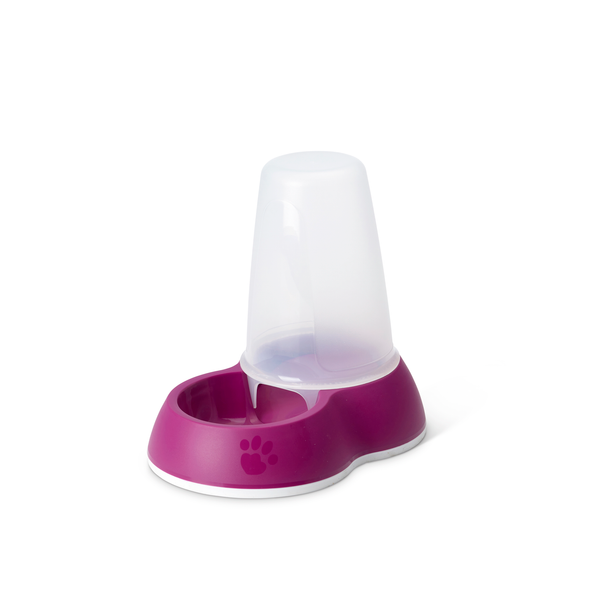Afbeelding Savic Loop Food Store - Kattenvoerbak - 20.5x13.5x18 cm 0.7 l 135 g Donkerrood Transparant Small door Petsplace.nl