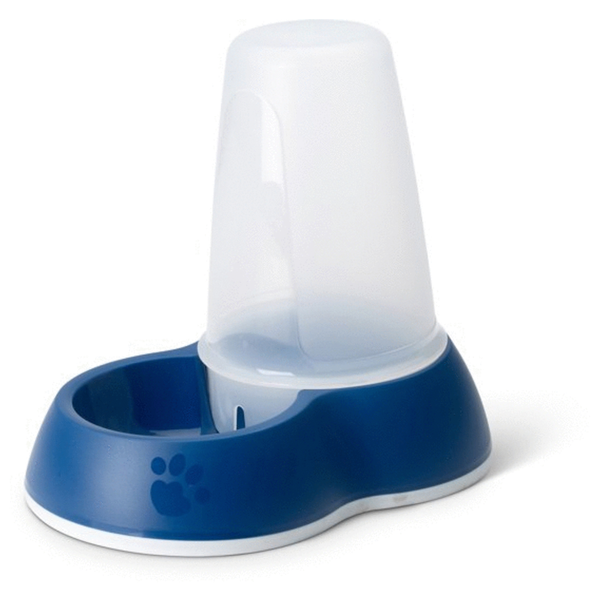 Afbeelding Savic Water Silo Transparant&Blauw - Hondenvoerbak - 26x17.5x23 cm door Petsplace.nl