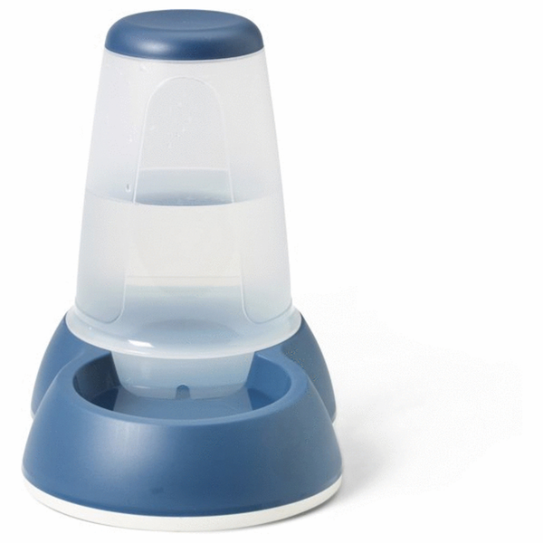 Afbeelding Savic Water Silo Transparant&Blauw - Hondenvoerbak - 32.5x21.5x29 cm door Petsplace.nl