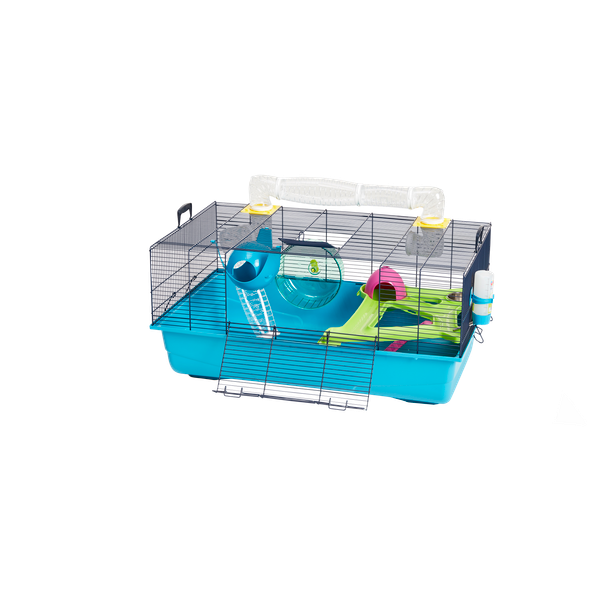 Afbeelding Savic Hamsterkooi Sky - Dierenverblijf - 80x50x50 cm Marineblauw door Petsplace.nl